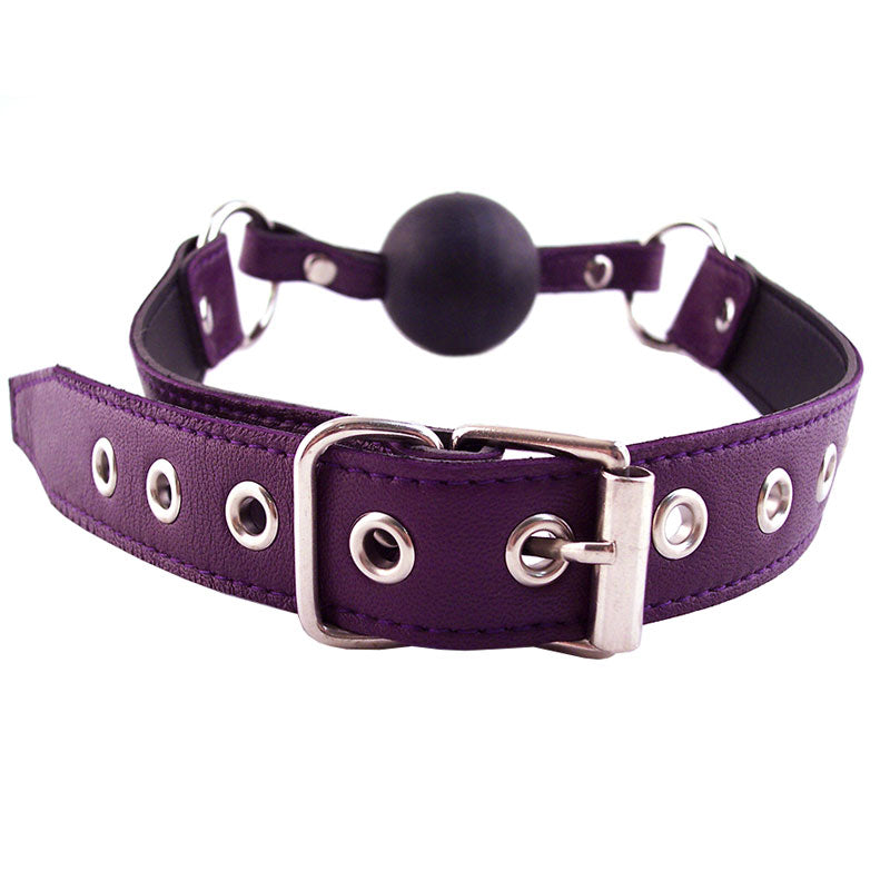 PlayBound UK adult toys & lingerie: rouge garments ball gag purple