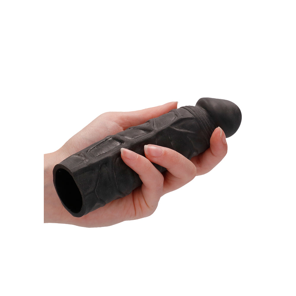 PlayBound UK adult toys & lingerie: realrock 7 inch penis sleeve black