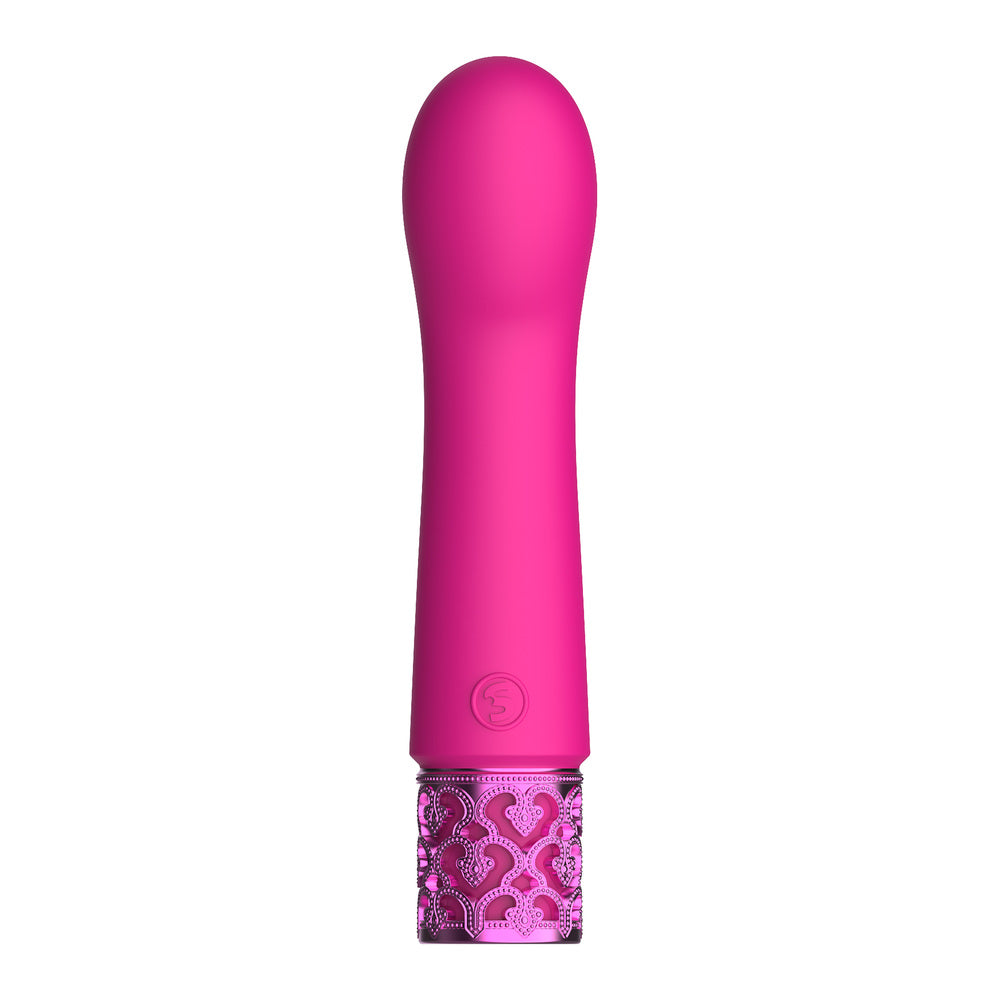 PlayBound UK adult toys & lingerie: royal gems bijou rechargeable silicone bullet pink