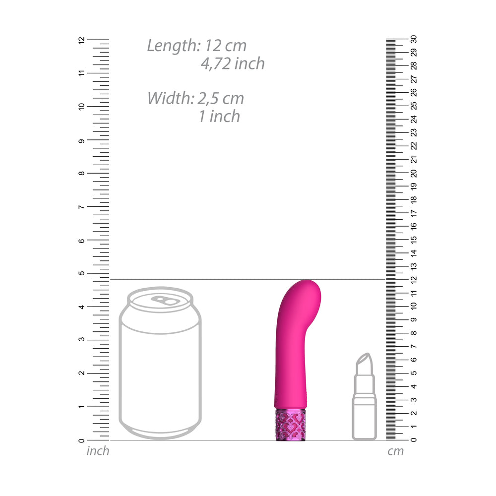 PlayBound UK adult toys & lingerie: royal gems bijou rechargeable silicone bullet pink