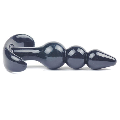 PlayBound UK adult toys & lingerie: small black beaded anal plug