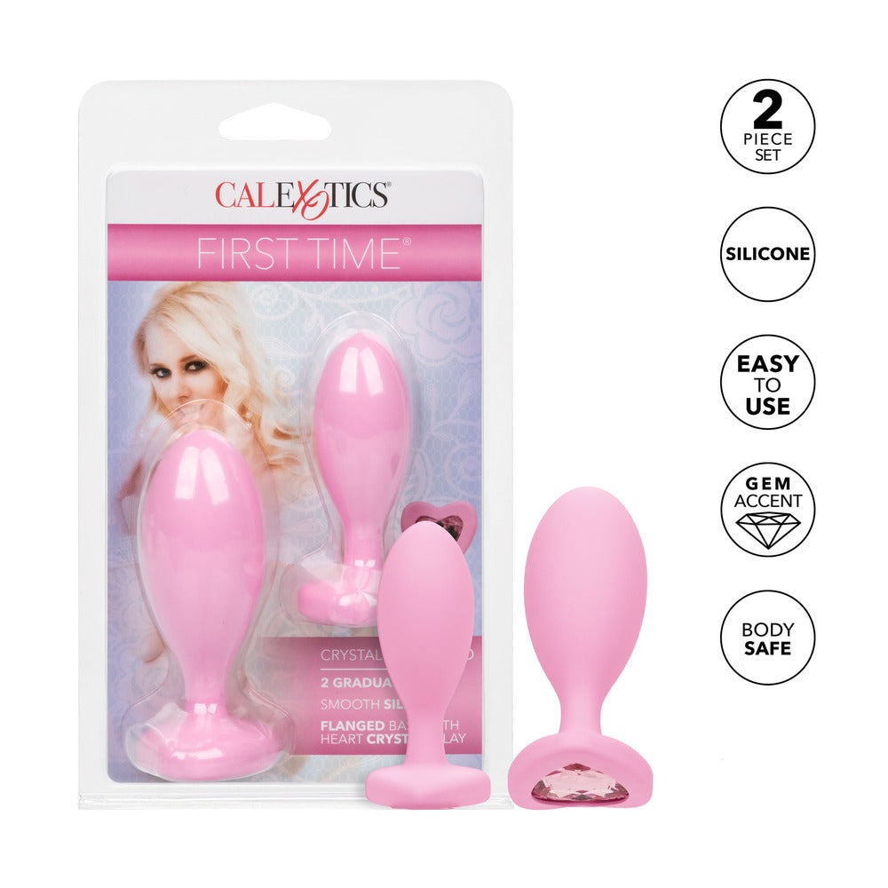 PlayBound UK adult toys & lingerie: first time crystal booty duo butt plugs