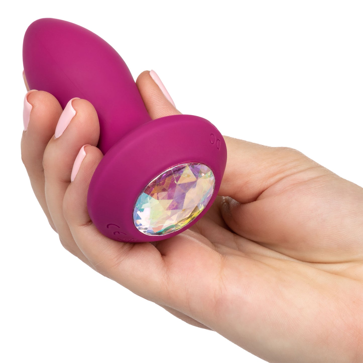 PlayBound UK adult toys & lingerie: power gem butt plug vibrating crystal probe petite