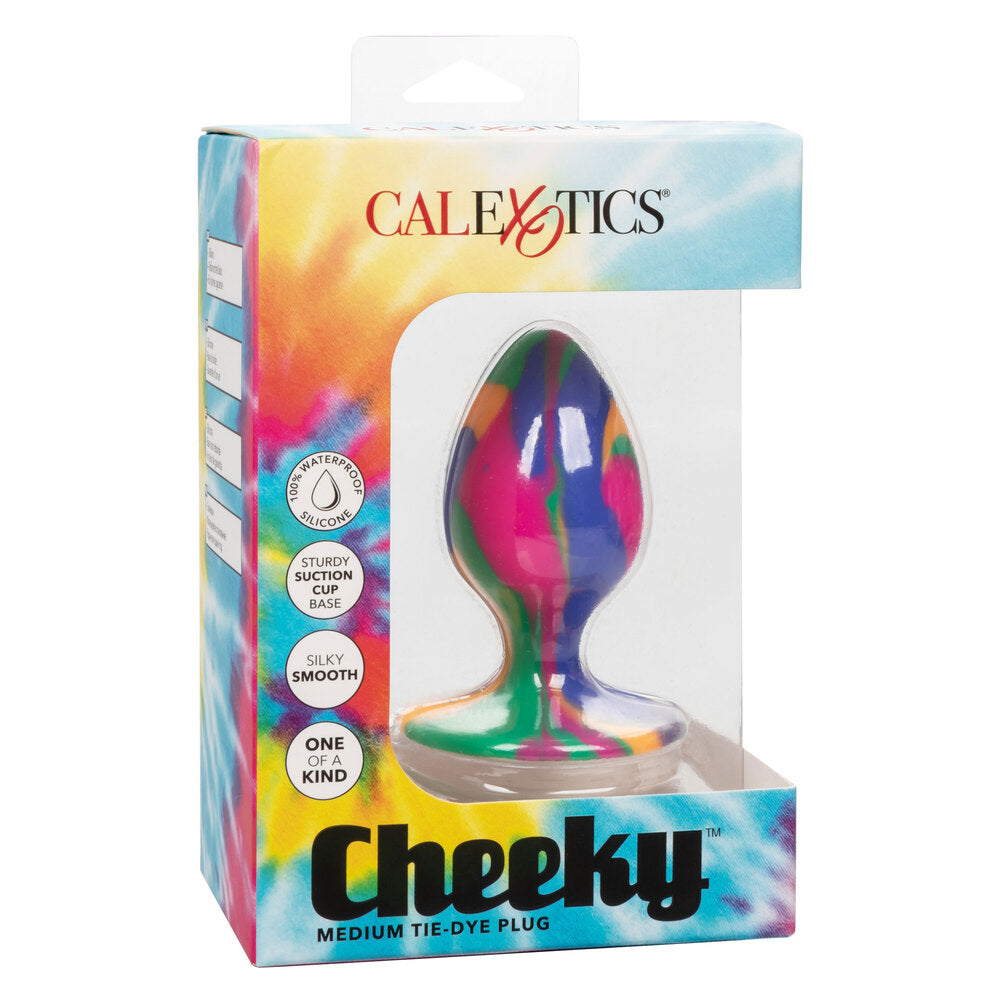 PlayBound UK adult toys & lingerie: cheeky medium tie dye butt plug