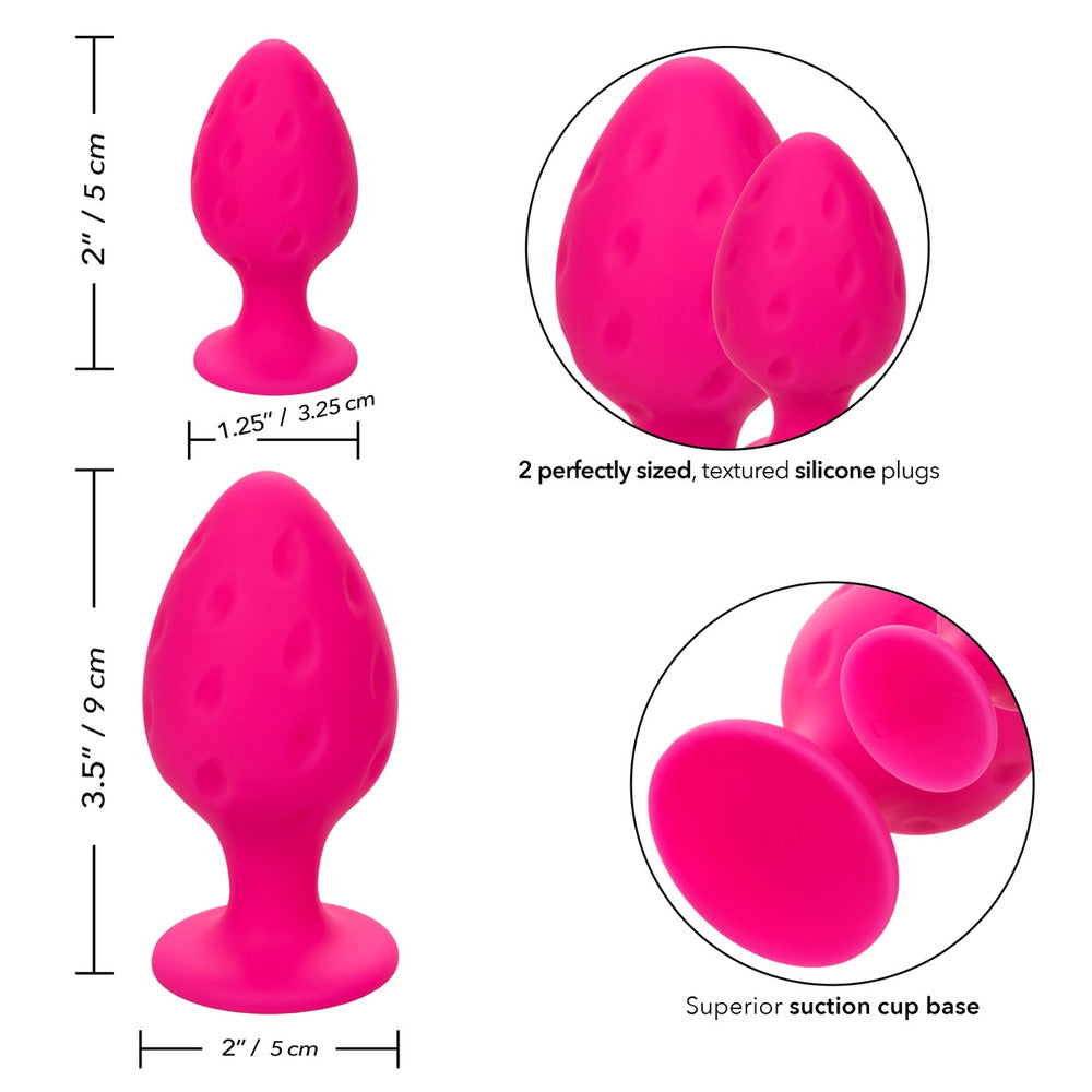 PlayBound UK adult toys & lingerie: cheeky butt plug duo pink