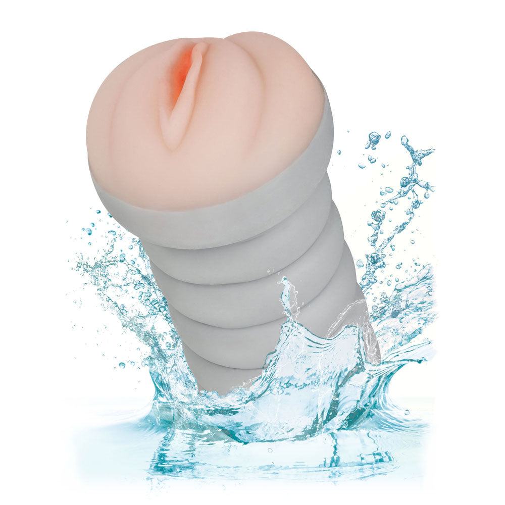 PlayBound UK adult toys & lingerie: gripper ribbed tight pussy flesh masturbator