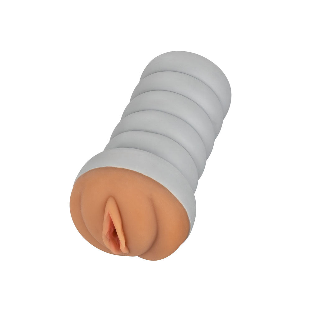 PlayBound UK adult toys & lingerie: gripper ribbed tight pussy brown masturbator