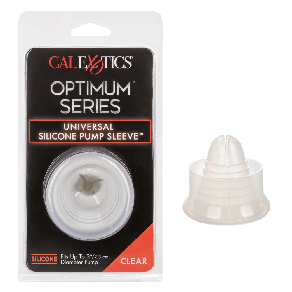 PlayBound UK adult toys & lingerie: optimum series universal silicone pump sleeve clear