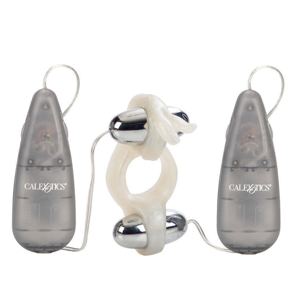 PlayBound UK adult toys & lingerie: rocking rabbit duo vibrating cock ring