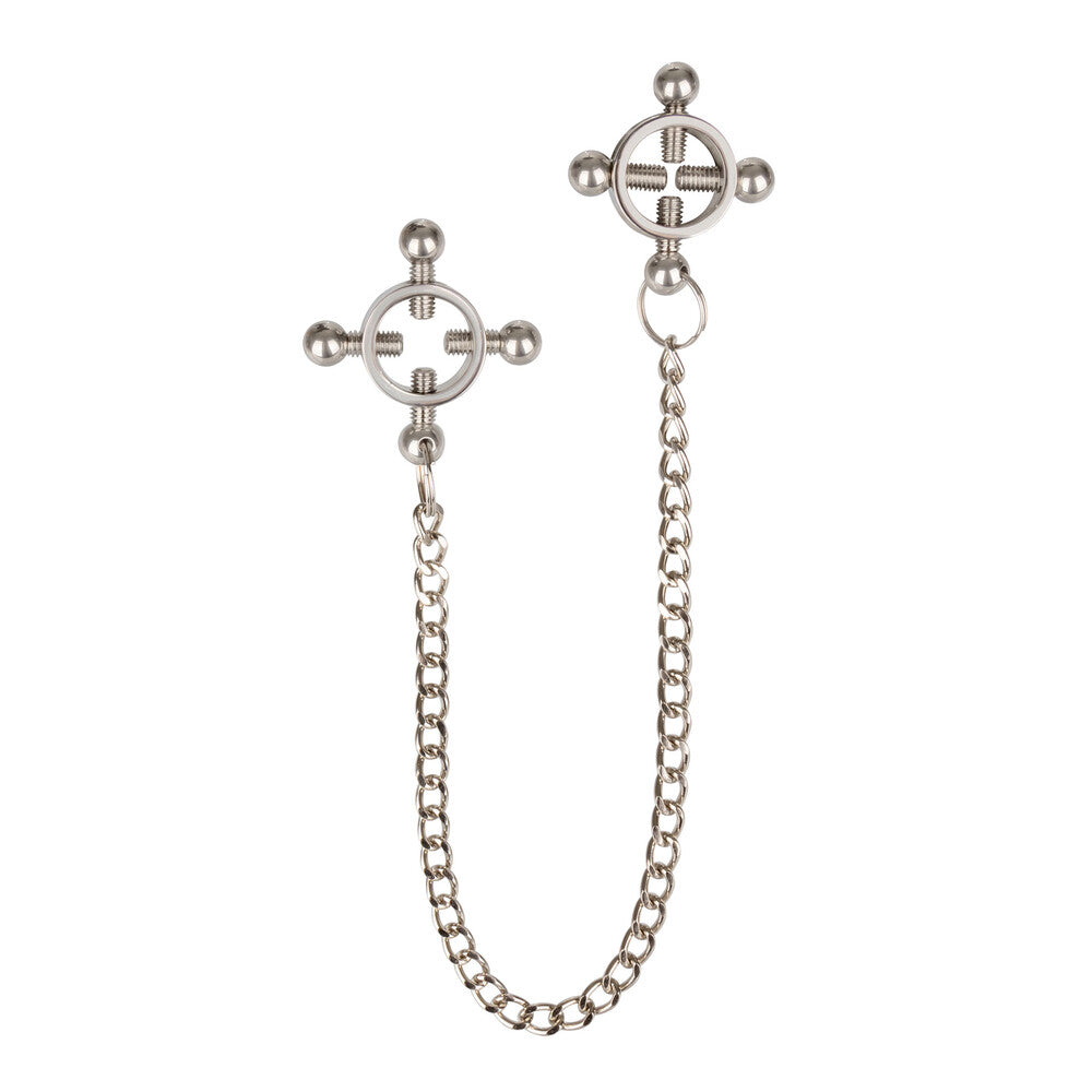 PlayBound UK adult toys & lingerie: nipple grips 4 point nipple press with chain
