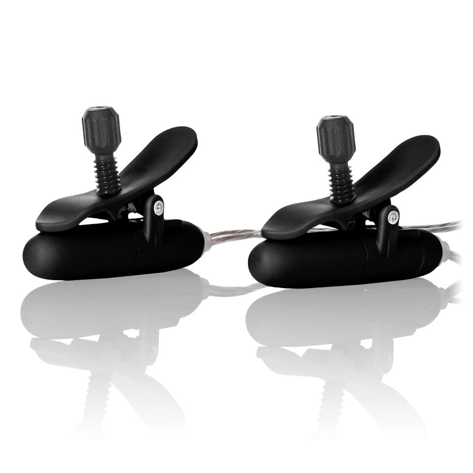 PlayBound UK adult toys & lingerie: heated vibrating nipple teasers black
