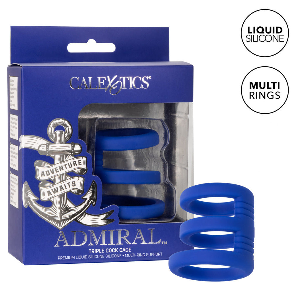 PlayBound UK adult toys & lingerie: admiral triple cock cage