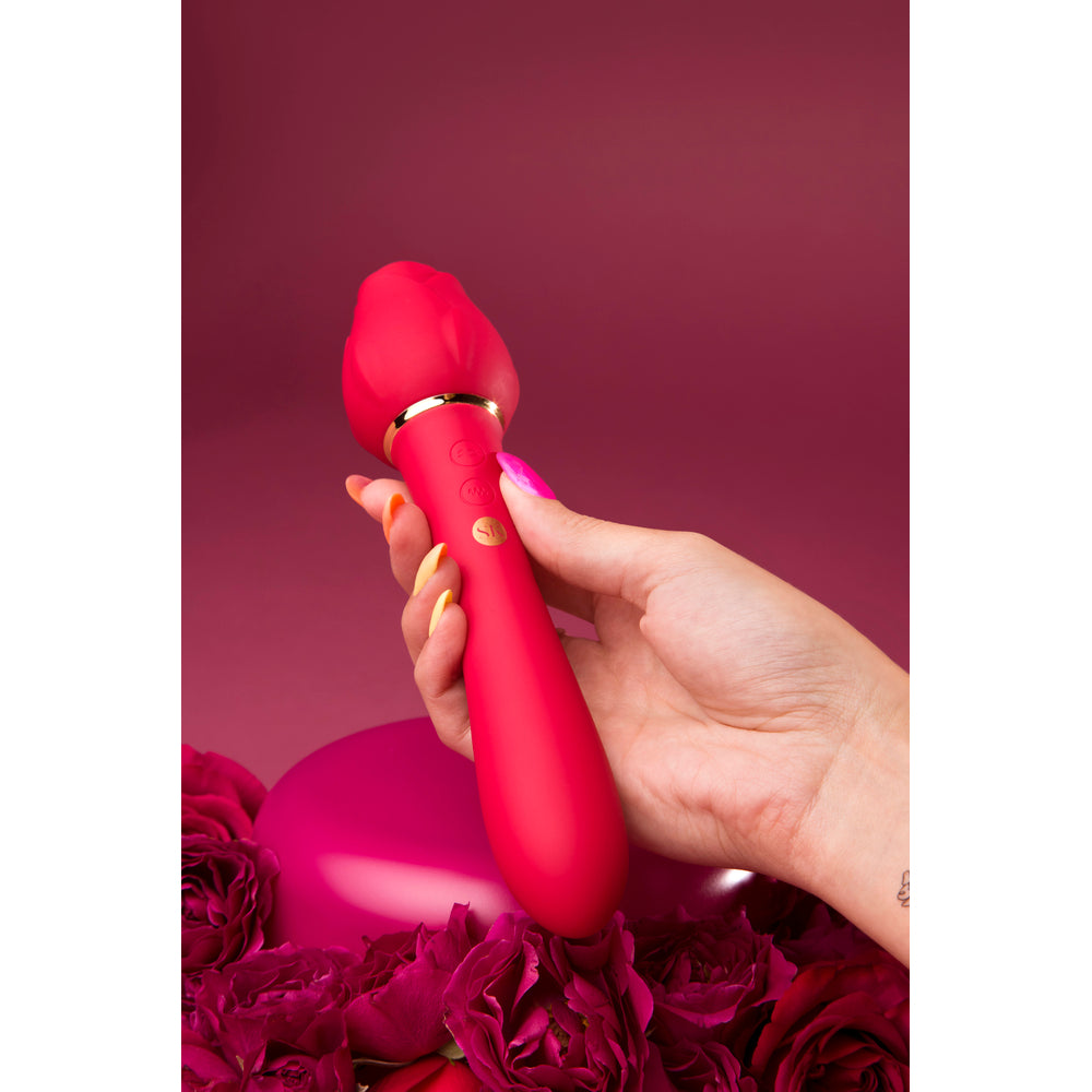 PlayBound UK adult toys & lingerie: secret kisses rosegasm lingo dual ended