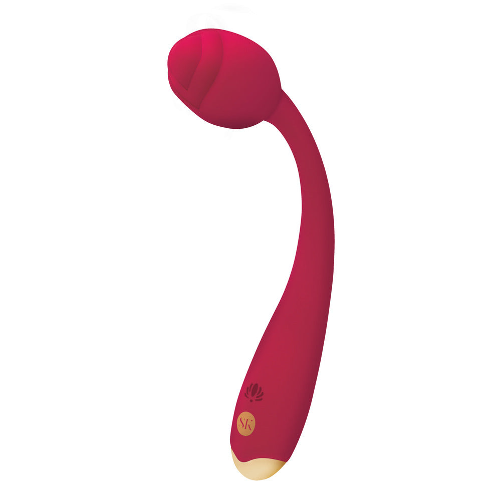 PlayBound UK adult toys & lingerie: secret kisses rosegasm long stem vibrating