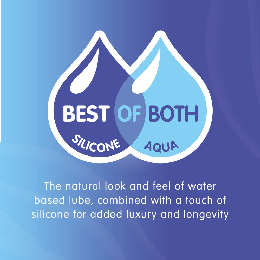 PlayBound UK adult toys & lingerie: skins fusion hybrid silicone and waterbased lubricant 130ml