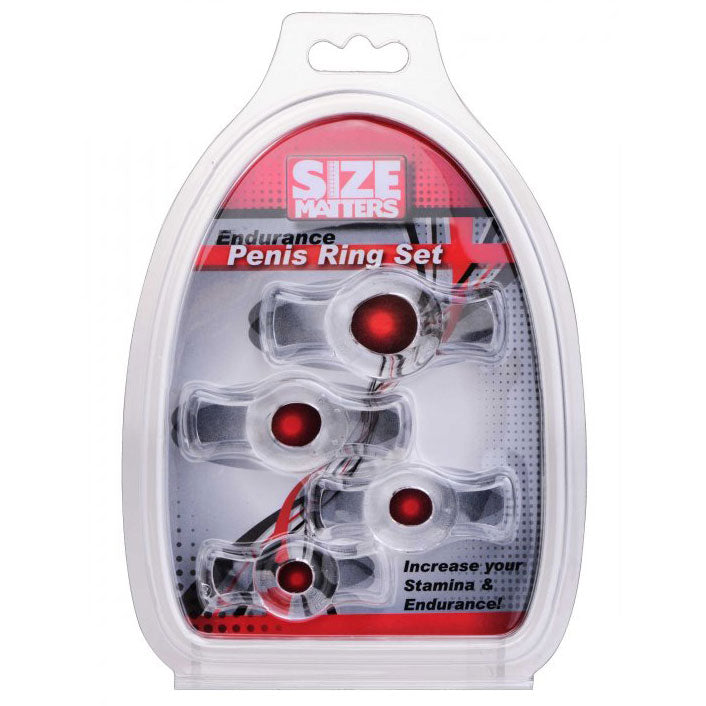 PlayBound UK adult toys & lingerie: size matters endurance penis ring set