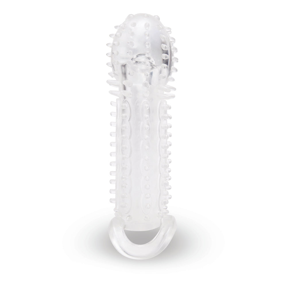 PlayBound UK adult toys & lingerie: size up clear textured 1 5 inch extender
