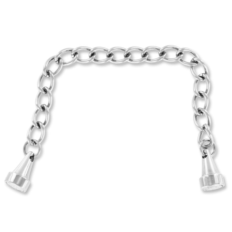 PlayBound UK adult toys & lingerie: brushed steel mini magnetic nipple pincher x1