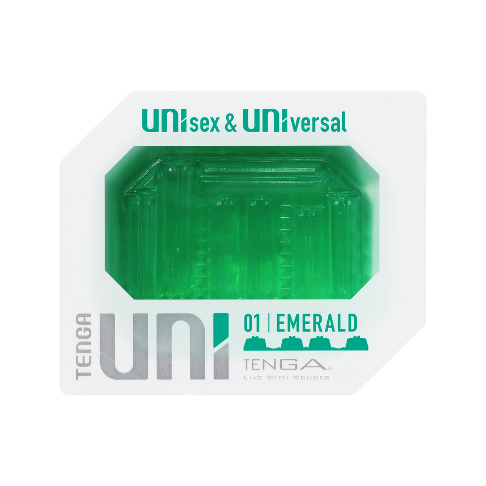 PlayBound UK adult toys & lingerie: tenga uni emerald sleeve masturbator