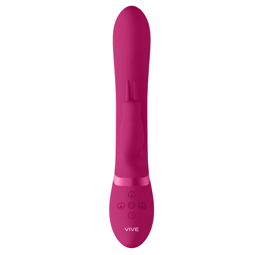 PlayBound UK adult toys & lingerie: vive amoris pink rabbit vibrator with stimulating beads