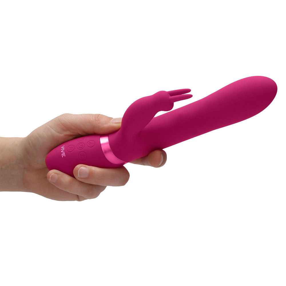 PlayBound UK adult toys & lingerie: vive amoris pink rabbit vibrator with stimulating beads