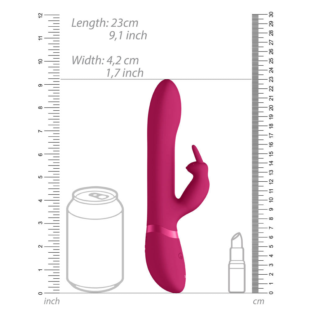 PlayBound UK adult toys & lingerie: vive amoris pink rabbit vibrator with stimulating beads