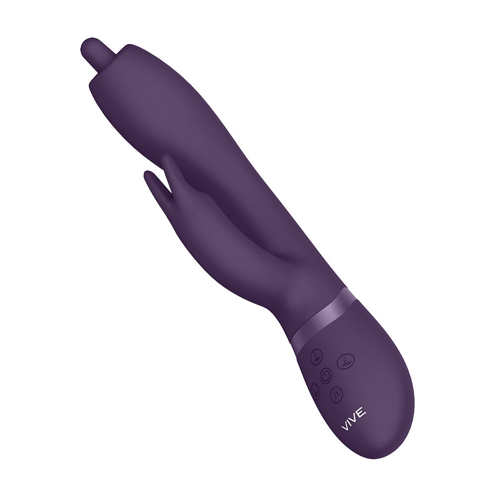 PlayBound UK adult toys & lingerie: vive nilo purple pinpoint rotating g spot rabbit