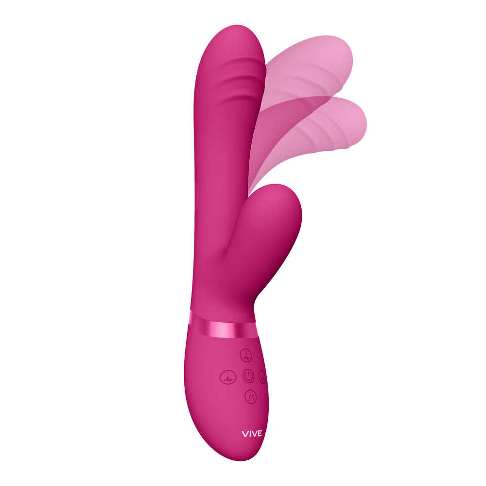 PlayBound UK adult toys & lingerie: vive tani finger motion with pulse wave vibrator pink
