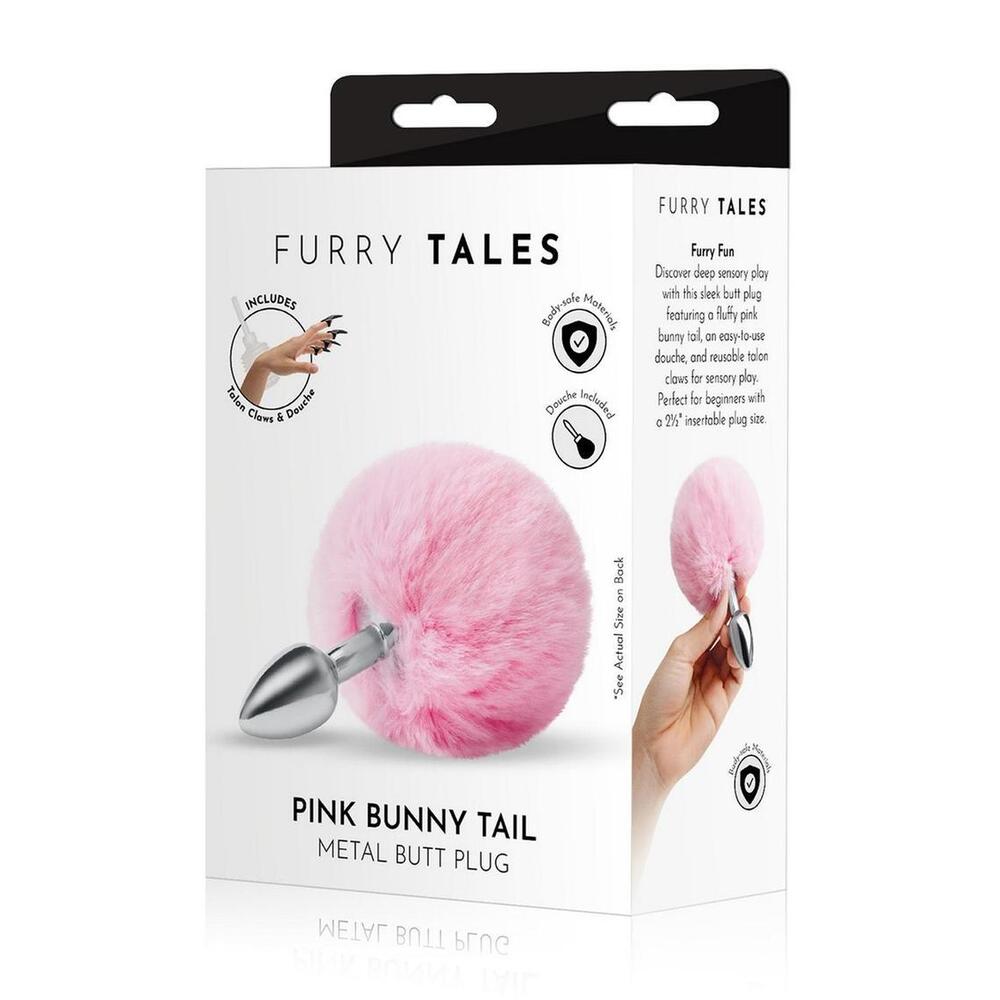 PlayBound UK adult toys & lingerie: furry tales pink bunny tail butt plug
