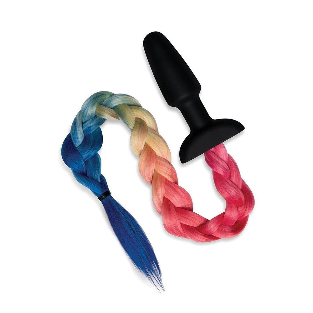 PlayBound UK adult toys & lingerie: furry tales rainbow tail butt plug