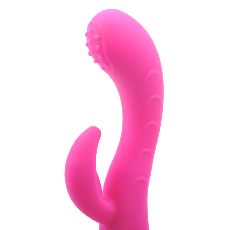 PlayBound UK adult toys & lingerie: silicone dual motors gspot vibrator pink