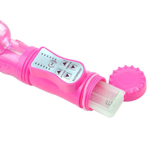 PlayBound UK adult toys & lingerie: pink rabbit vibrator with thrusting motion