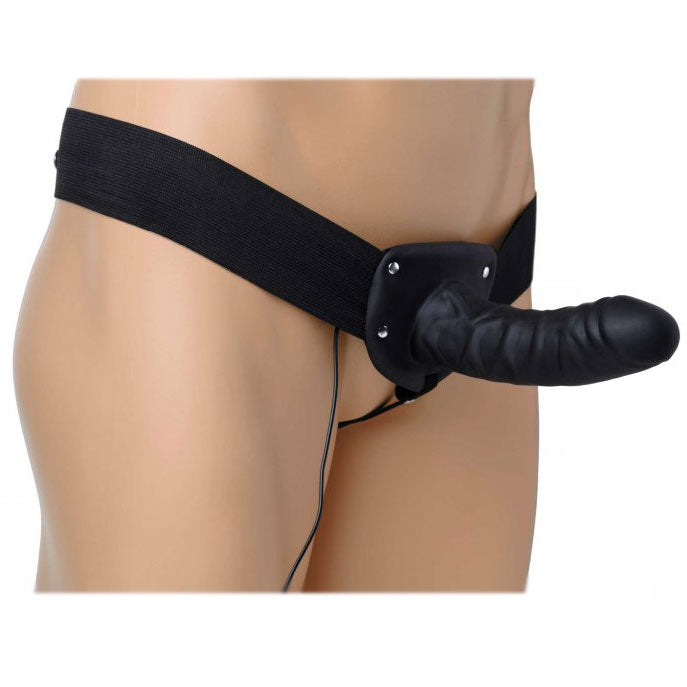 PlayBound UK adult toys & lingerie: deluxe vibro erection assist hollow silicone strap on