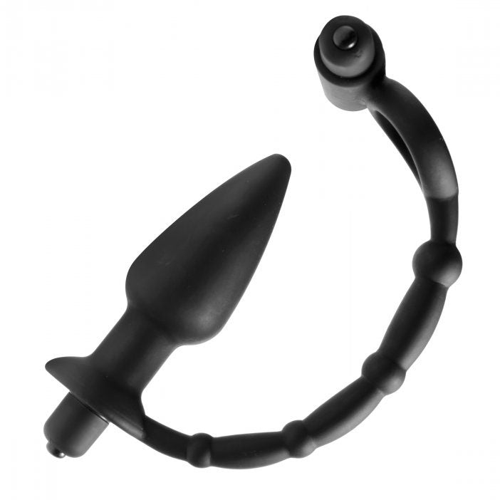 PlayBound UK adult toys & lingerie: viaticus dual cock ring and anal plug vibrator