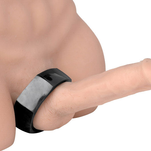 PlayBound UK adult toys & lingerie: hex heavy duty cock ring and ball stretcher