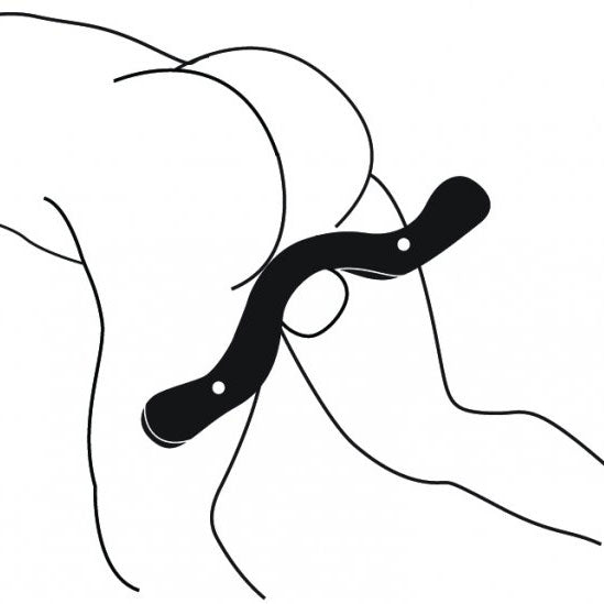 PlayBound UK adult toys & lingerie: the enforcer black wooden humbler
