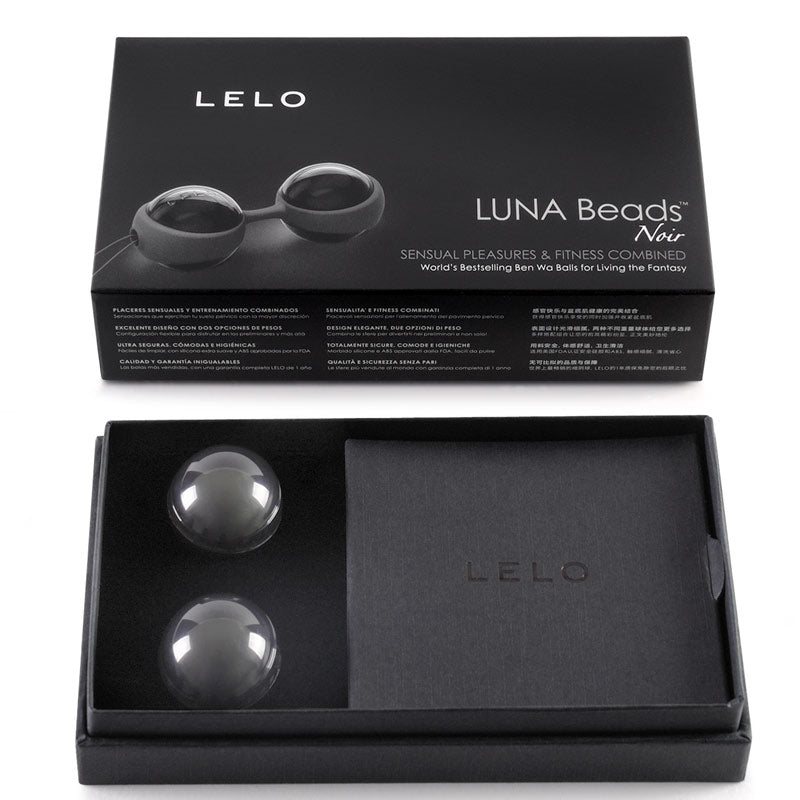 PlayBound UK adult toys & lingerie: lelo luna beads noir