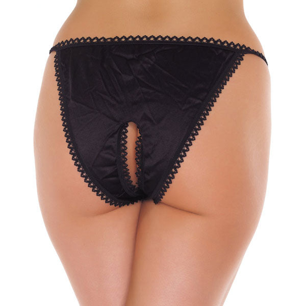 PlayBound UK adult toys & lingerie: black crotchless tanga
