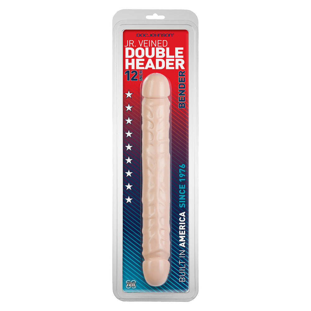 PlayBound UK adult toys & lingerie: jr veined double header 12 inch bender dong