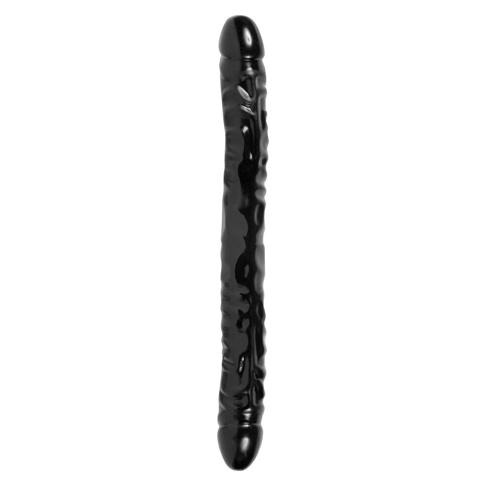 PlayBound UK adult toys & lingerie: jr veined double header 12 inch bender dong black