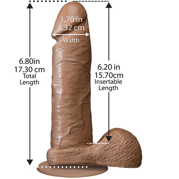 PlayBound UK adult toys & lingerie: the realistic cock 6 inch dildo flesh brown