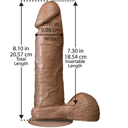 PlayBound UK adult toys & lingerie: the realistic cock 8 inch dildo flesh brown