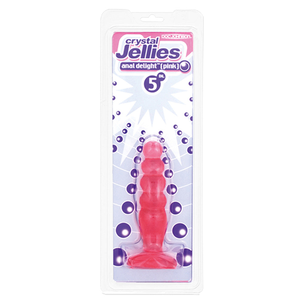 PlayBound UK adult toys & lingerie: crystal jellies anal delight butt plug pink