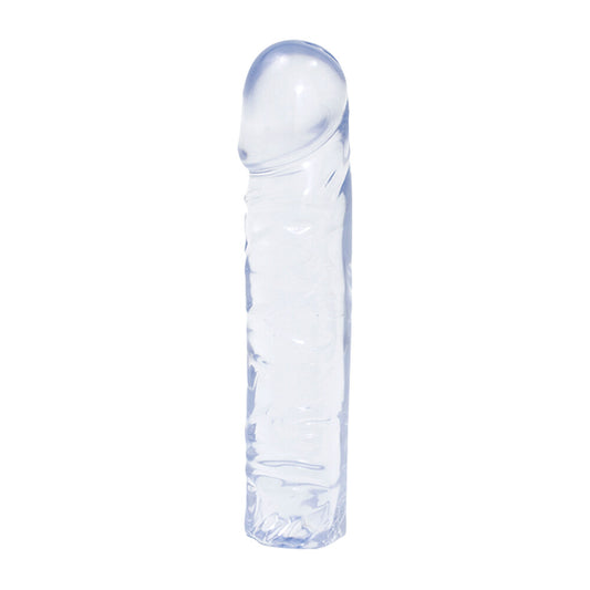 PlayBound UK adult toys & lingerie: crystal jellies 8 inch dong clear