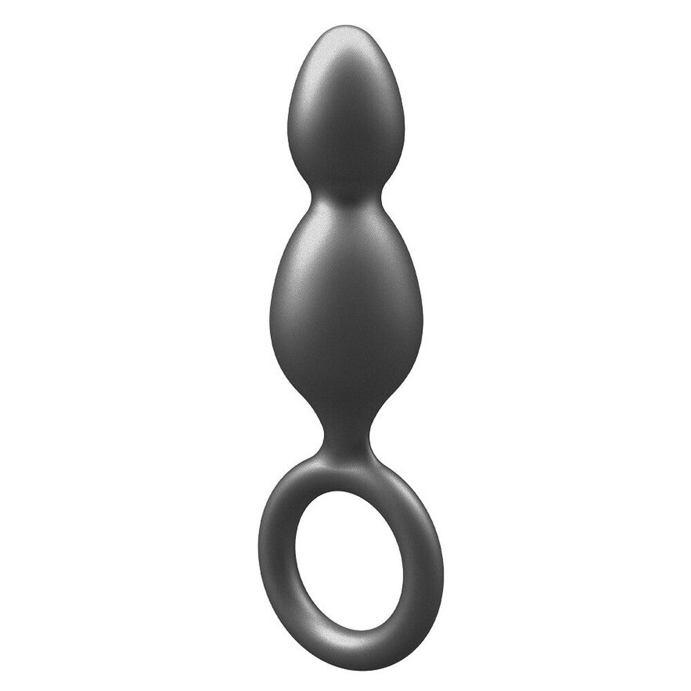 PlayBound UK adult toys & lingerie: toyjoy buttocks the plugger 2 balls metallic silicone plug