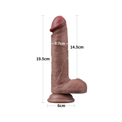 PlayBound UK adult toys & lingerie: lovetoy dual layered silicone dildo 7 5 inches