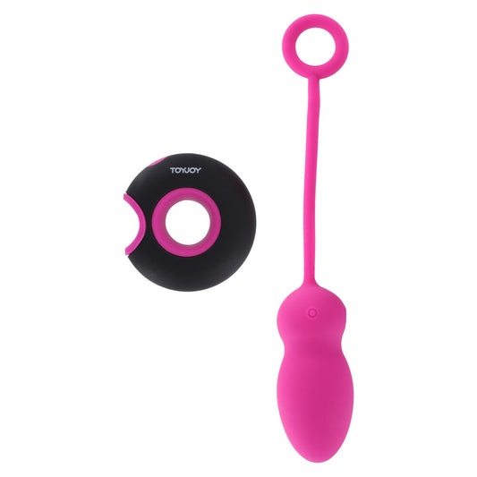 PlayBound UK adult toys & lingerie: toyjoy caresse embrace 1 remote control egg pink