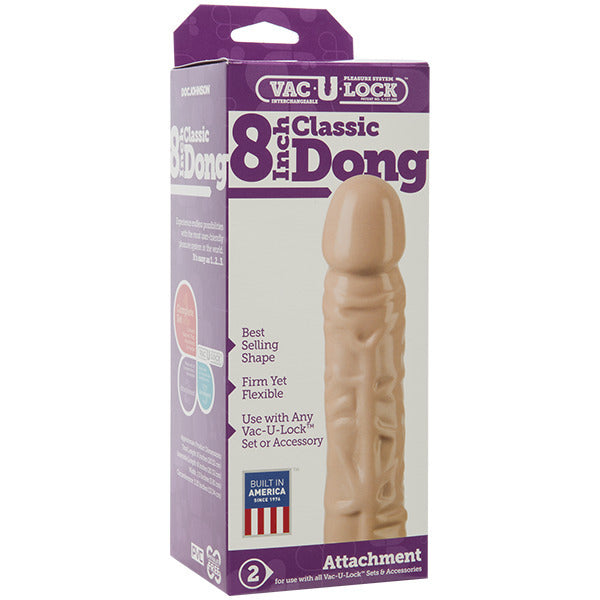 PlayBound UK adult toys & lingerie: vaculock classic 8 inch dong attachment