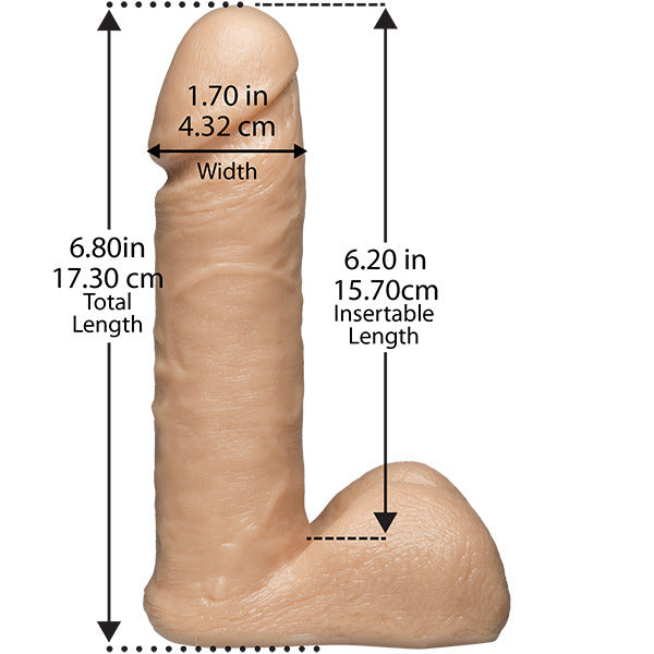 PlayBound UK adult toys & lingerie: vaculock 6 inch realistic dildo attachment