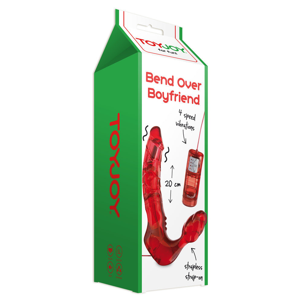 PlayBound UK adult toys & lingerie: toyjoy bend over boyfriend strapless strap on red